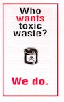 Graphic of Household Hazardous Waste Collection pamphlet